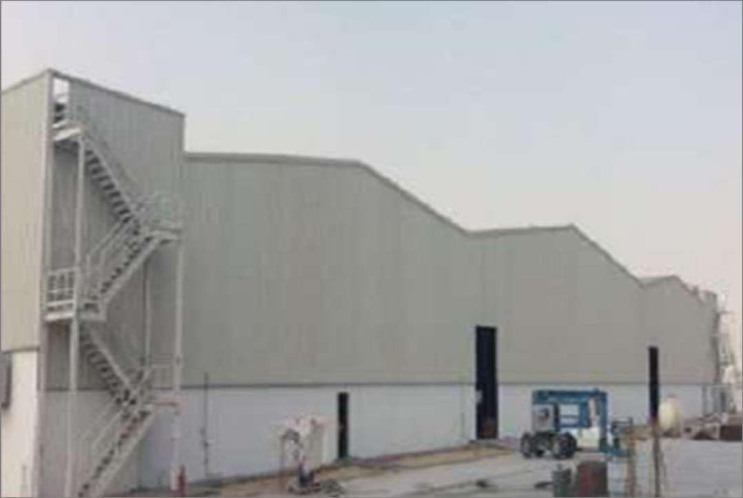 Industrial facility exterior