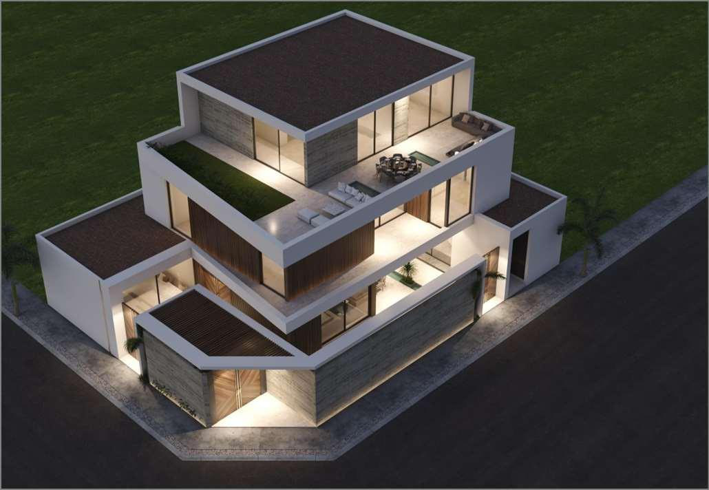 Minimalist villa design