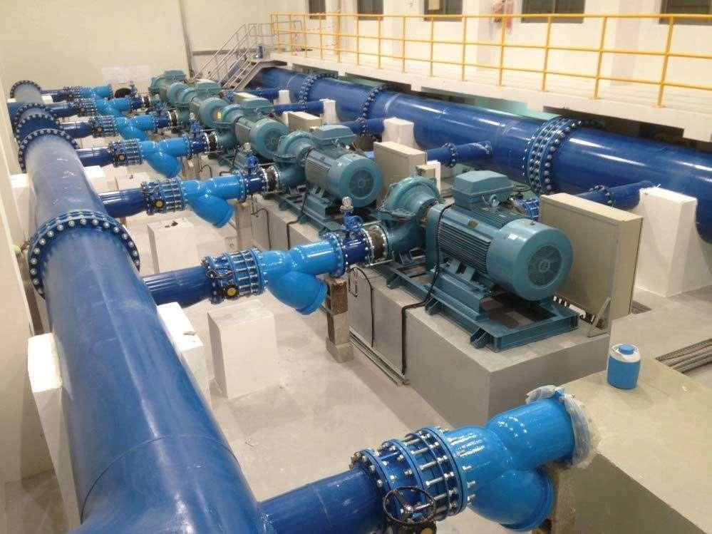 Pump room piping installation