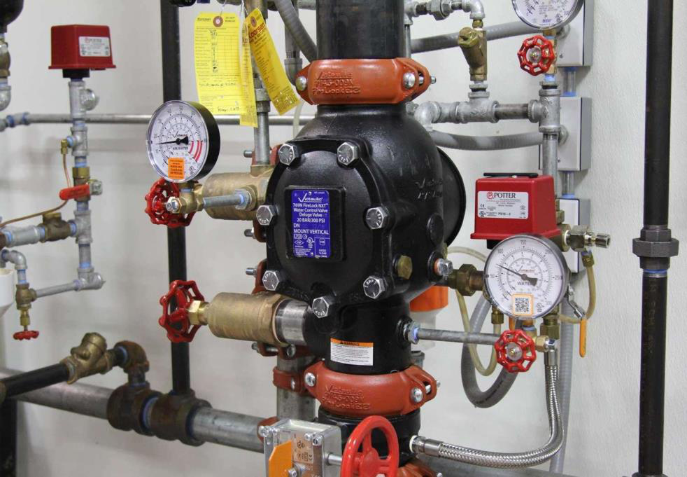 Fire pump room installation